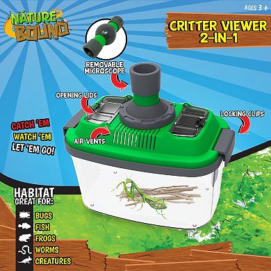 Nature Bound 2-In-1 Critter Viewer Insect Habitat Terrarium Set