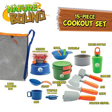 Nature Bound 15-Piece Camp Cookout Set with Lights & Sounds