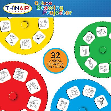 Playful Minds Deluxe Drawing Projector 14-Piece Coloring & Tracing Art Kit