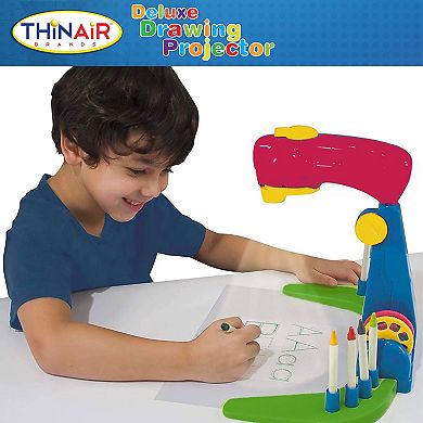 Playful Minds Deluxe Drawing Projector 14-Piece Coloring & Tracing Art Kit