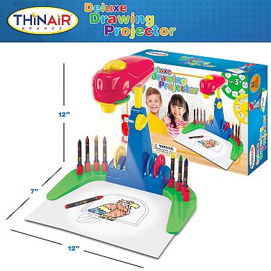 Playful Minds Deluxe Drawing Projector 14-Piece Coloring & Tracing Art Kit