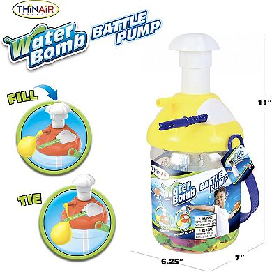 Scooba Duck Water Bomb Battle Pump, 300 Balloons & Inflator Tying Tool Set
