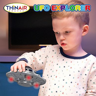 Thin Air UFO Explorer Lights & Sounds Toy Set with Alien Cockpit & 2 Martian Figures