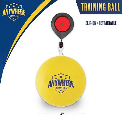 Anywhere Sports 3-In-1 Leash Clip On Training Ball