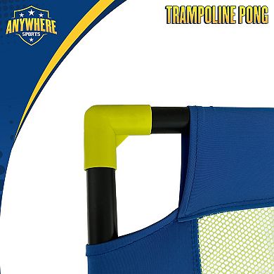 Anywhere Sports Trampoline Pong 10-Piece Portable Table Tennis Game Set
