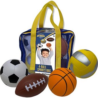 Anywhere Sports 4-Pack Mini Foam Ball Set