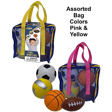 Anywhere Sports 4-Pack Mini Foam Ball Set