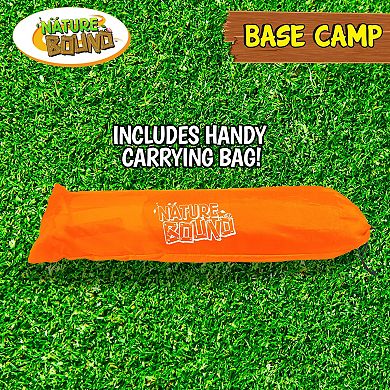 Nature Bound Base Camp Polyester Play Tent with Mesh Window & Storage Pockets