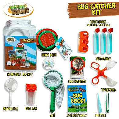 Nature Bound 20-Piece Bug Catcher Kit with Insect Habitat & Activity Book
