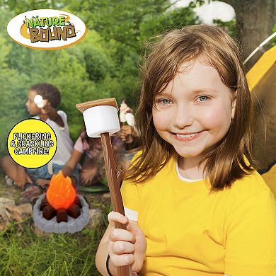 Nature Bound Campfire Cookout - 13-Piece Light & Sound Camping Toy Playset