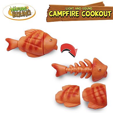 Nature Bound Campfire Cookout - 13-Piece Light & Sound Camping Toy Playset