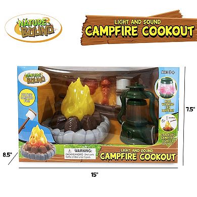 Nature Bound Campfire Cookout - 13-Piece Light & Sound Camping Toy Playset