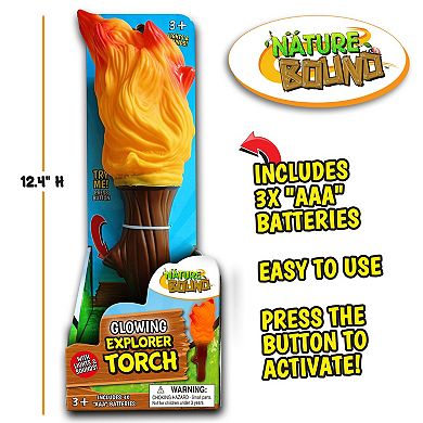 Nature Bound Glowing Explorer Torch Handheld Illuminating Toy with Sounds