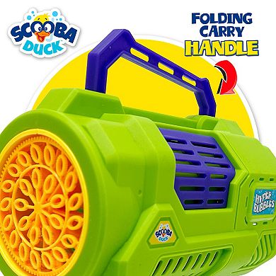 Scooba Duck Hyper Bubbles Blaster Electric Hand-Held Blower Toy