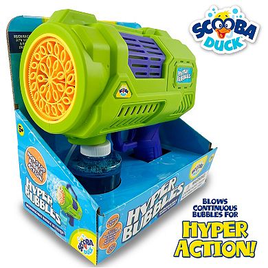 Scooba Duck Hyper Bubbles Blaster Electric Hand-Held Blower Toy