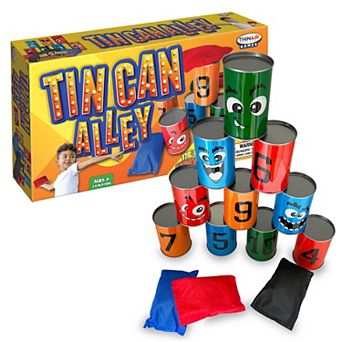 Thin Air Games Tin Can Alley Classic Carnival-Themed Bean Bag Toss Game