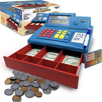 Dr. STEM Solar-Powered Cash Register - 68 pc Store & Shopping Roleplay Toy