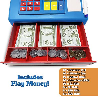 Dr. STEM Solar-Powered Cash Register - 68-Piece Store & Shopping Roleplay Toy
