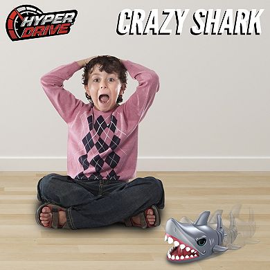 Hyper Drive Crazy Shark Remote Control Toy with Realistic Chomping & Tail Motion