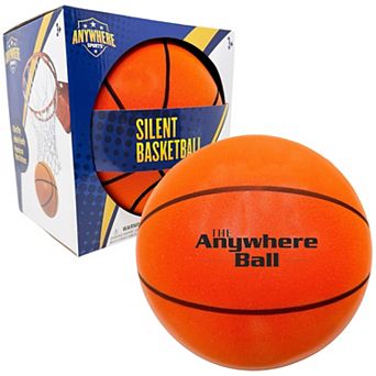 Anywhere Sports Silent Basketball – Indoor Foam Ball, 9.5 in.