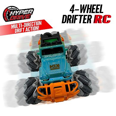 Hyper Drive 4-Wheel Drifter RC Multi-Direction Drift Action Off-Road Truck