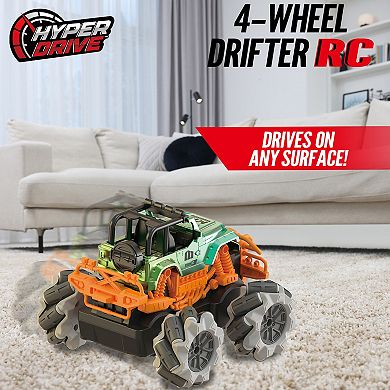 Hyper Drive 4-Wheel Drifter RC Multi-Direction Drift Action Off-Road Truck
