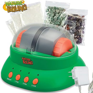 Nature Bound Rock Tumbler Starter Kit With Polishing Powder & 2 Rings