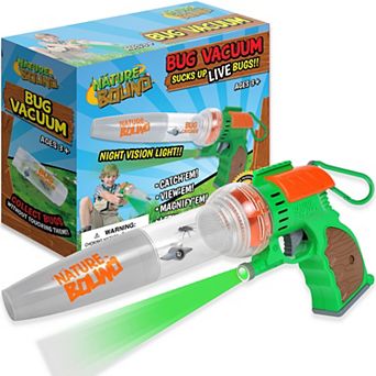 Nature Bound Bug Vacuum Insect Catcher Toy Device with LED Laser Light & Magnifier
