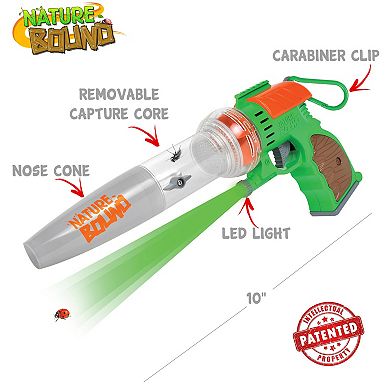 Nature Bound Bug Vacuum Insect Catcher Toy Device with LED Laser Light & Magnifier