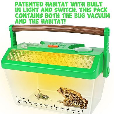 Nature Bound Bug Hunter Bundle - Insect Vacuum & Critter Barn with Light-Up Habitat