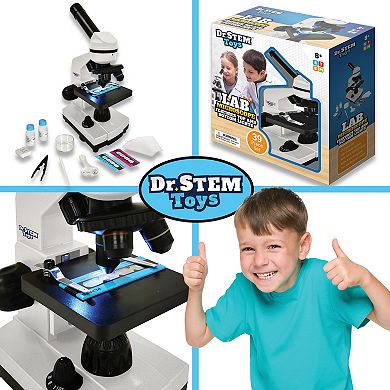 Dr. STEM Lab Microscope - 39-Piece Science Kit with Specimen Slides & Examination Accessories