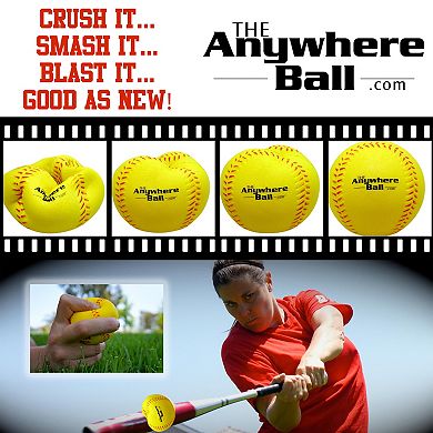 Anywhere Sports 12-Pack Waterproof Squishy Foam Balls