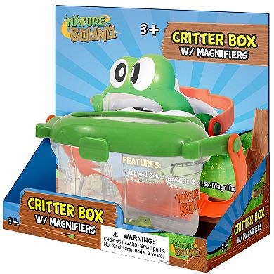Nature Bound Critter Box Frog-Shaped Lid Insect Catcher & Observation Tool