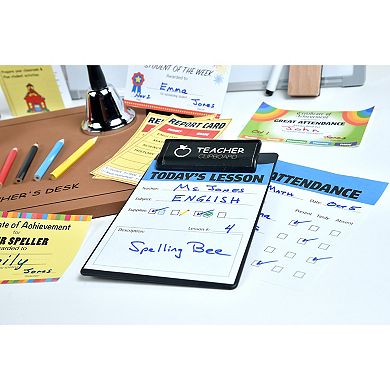 Dr. STEM Play Teacher Set - School & Classroom Roleplay with White Board & Accessories
