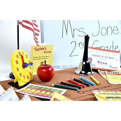 Dr. STEM Play Teacher Set - School & Classroom Roleplay with White Board & Accessories