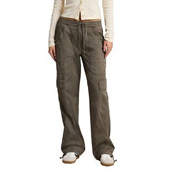 Juniors' UNIONBAY Straight Leg Side Cargo Pants