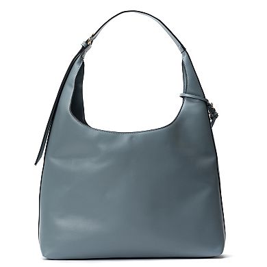 BCBGeneration Two-Tone Suede Hobo Bag