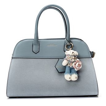 BCBGeneration Structured Satchel With Bag Charm