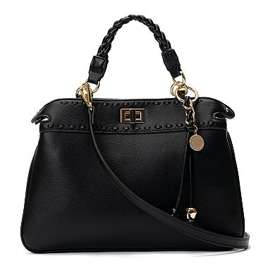 BCBGeneration Top Handle Double Compartment Satchel Bag
