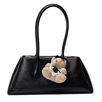 BCBGeneration Triple Entry East West Bag with Charm
