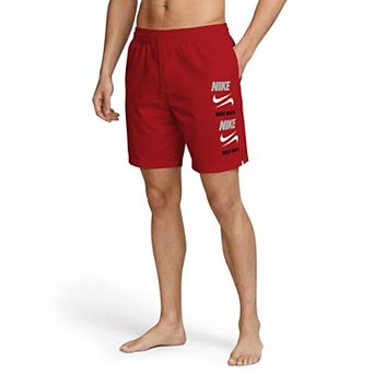 Men's Nike Swim Breaker Stacked 7-inch Volley Shorts
