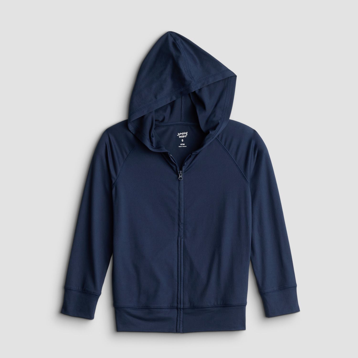 Худи Jumping Beans® Active Full Zip для мальчиков, цвет: Тёмно-синий — фото 1