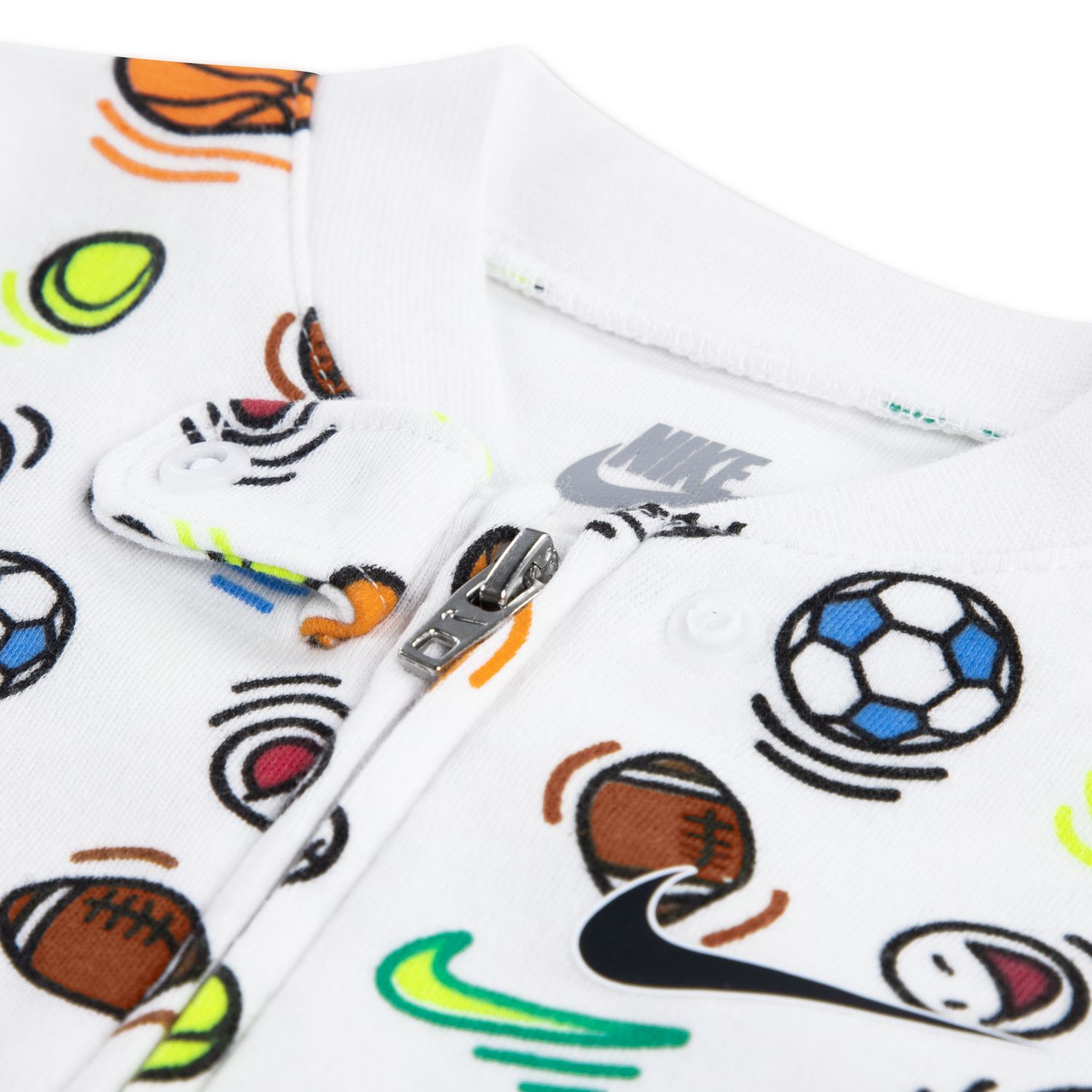 Детский комбинезон Nike Sportball с принтом для новорождённых — фото 2