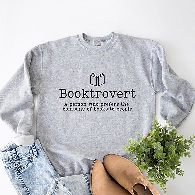 Booktrovert Definition - Women's Graphic Sweatshirt