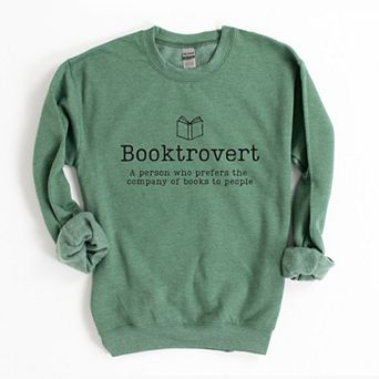 Booktrovert Definition - Women's Graphic Sweatshirt