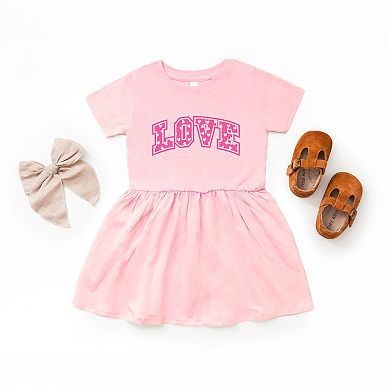 Love Varsity Hearts - Infant Dress