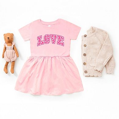 Love Varsity Hearts - Infant Dress