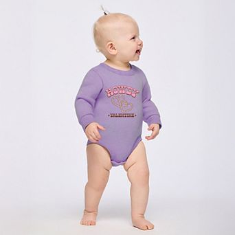 Howdy Valentine Rope Hearts - Infant Fleece BodySuit