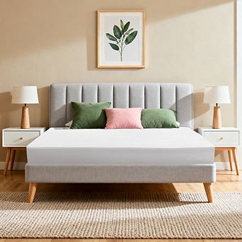 8 Inch Gel Top Memory Foam Mattress, Medium Firm, Breathable for Cooler Sleep