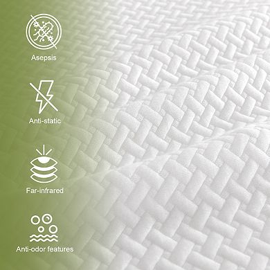 8 Inch Gel Top Memory Foam Mattress, Medium Firm, Breathable for Cooler Sleep